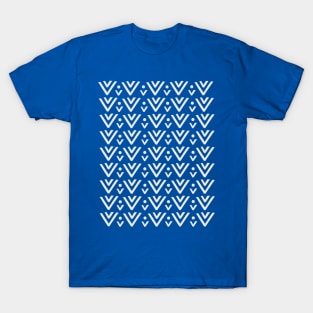 Mudcloth Pattern in Classic Blue T-Shirt